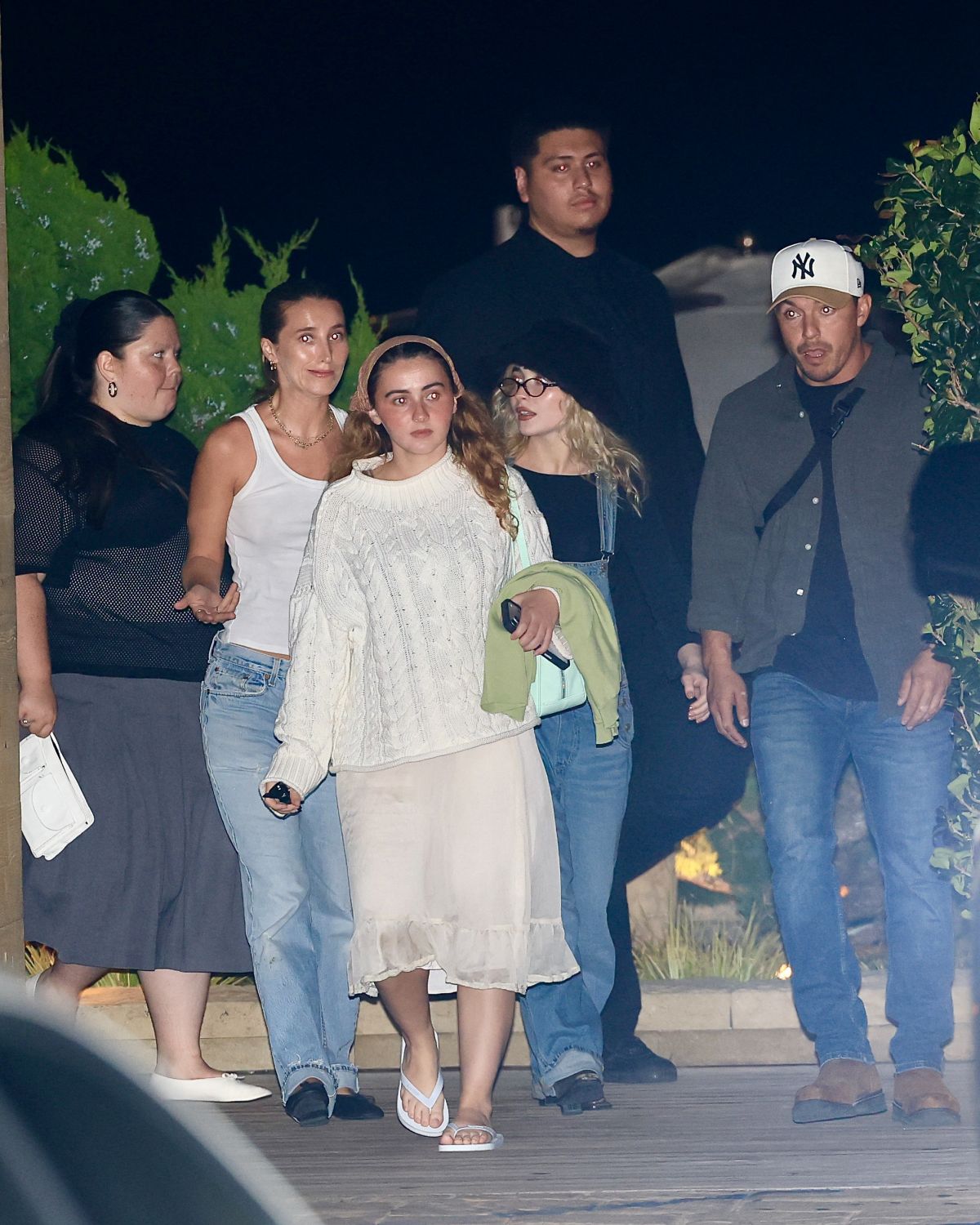 Sabrina Carpenter Out for Dinner in Malibu
