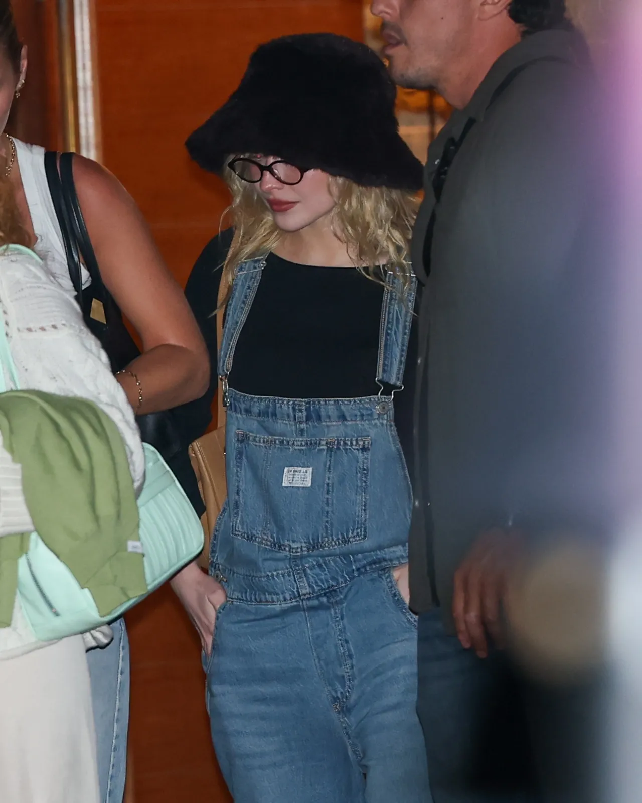 Sabrina Carpenter Pairs Workwear Denim with an Ove