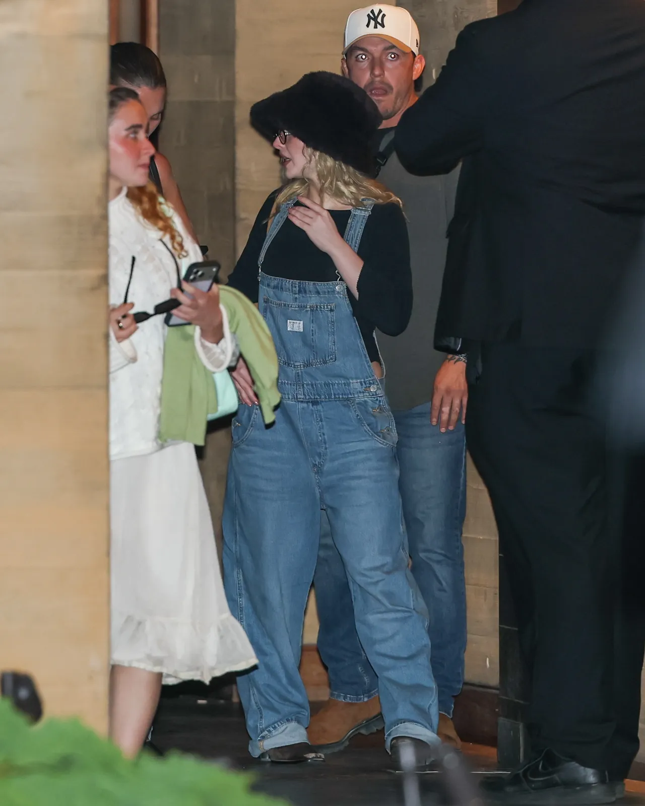 Sabrina Carpenter Pairs Workwear Denim with an Ove