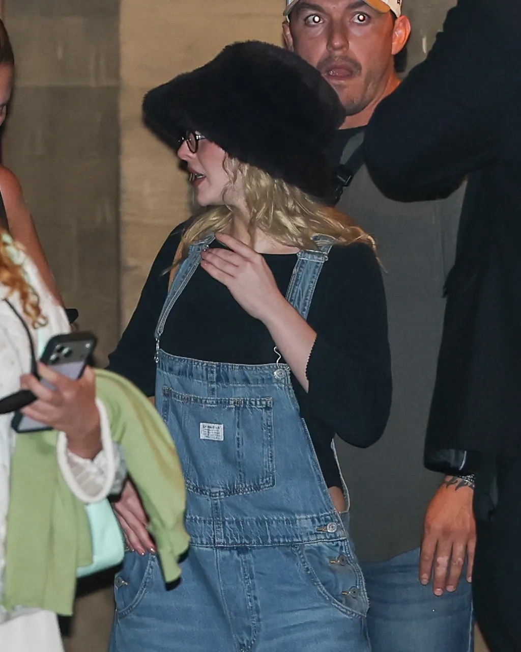 Sabrina Carpenter Pairs Workwear Denim with an Ove