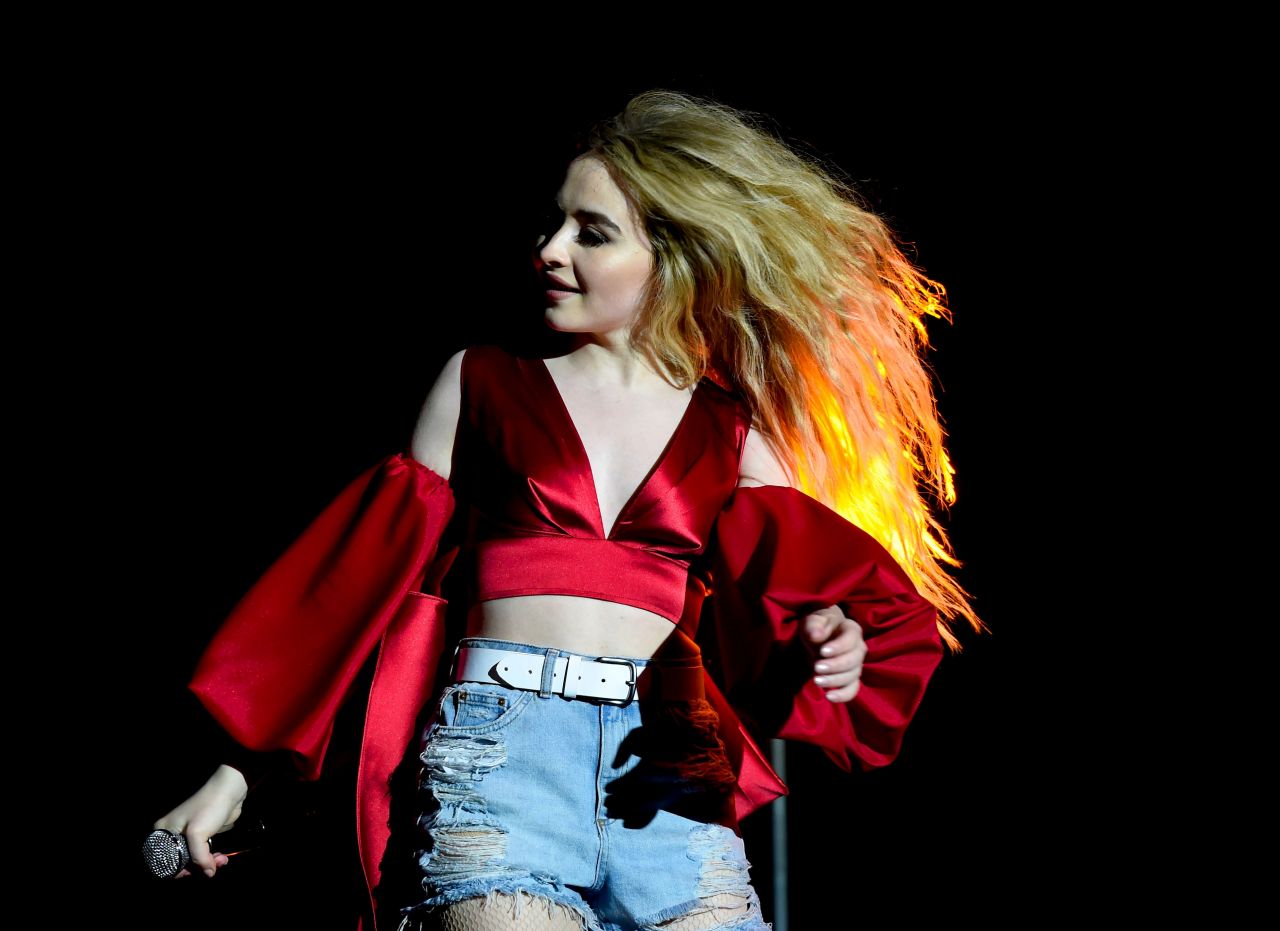 Sabrina Carpenter Performing at the Arena Londo