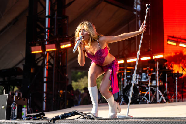 Sabrina Carpenter Performs During Lollapalooza