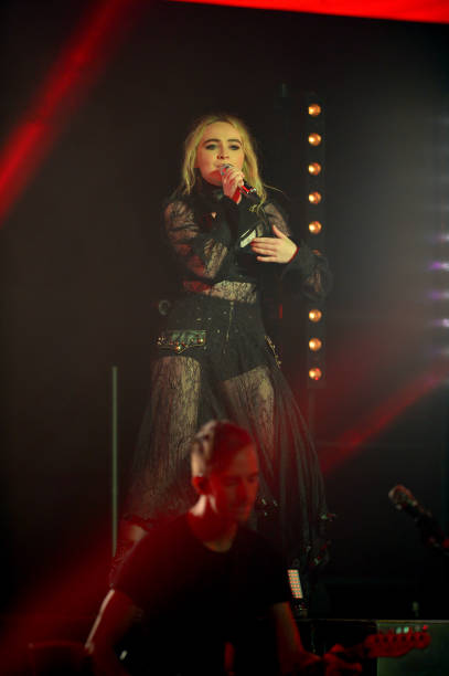 Sabrina Carpenter Performs on Stage During