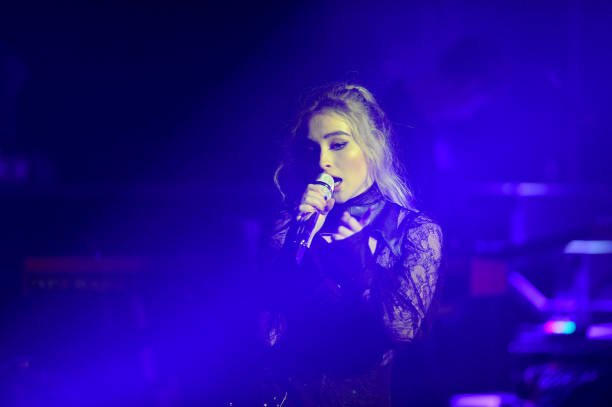 Sabrina Carpenter Performs on Stage During