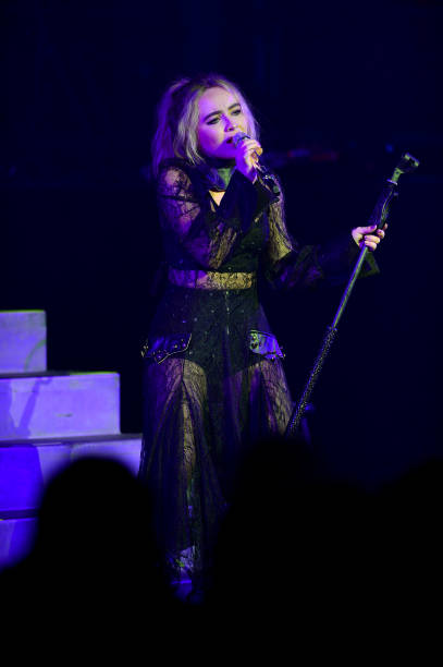 Sabrina Carpenter Performs on Stage During