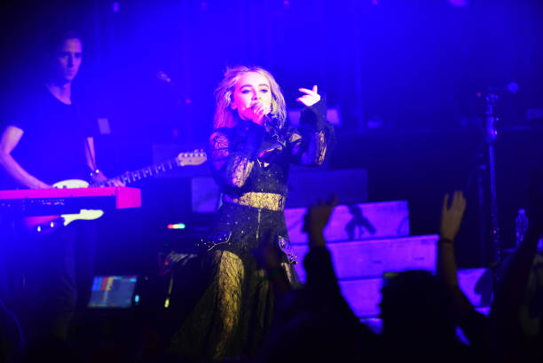 Sabrina Carpenter Performs on Stage During