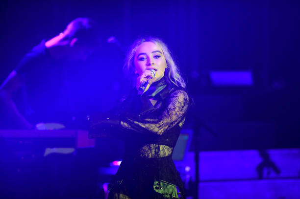 Sabrina Carpenter Performs on Stage During