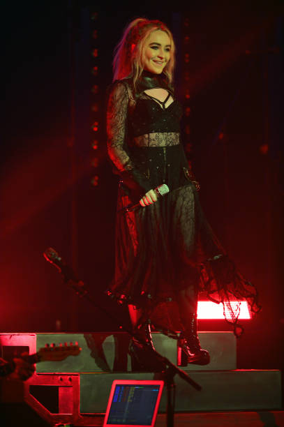 Sabrina Carpenter Performs on Stage During