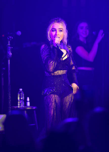 Sabrina Carpenter Performs on Stage During
