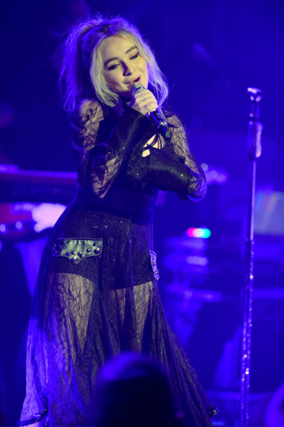 Sabrina Carpenter Performs on Stage During