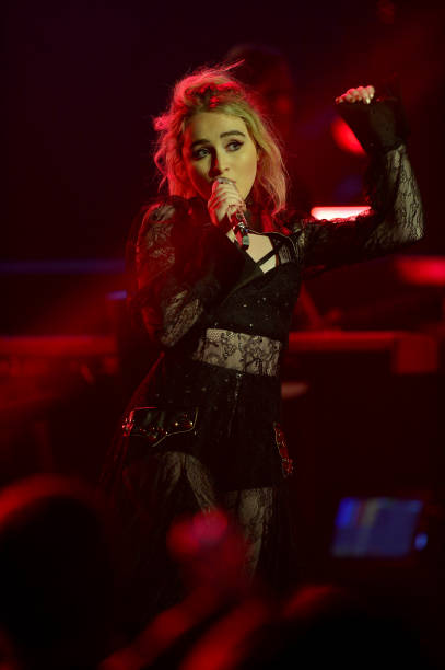 Sabrina Carpenter Performs on Stage During