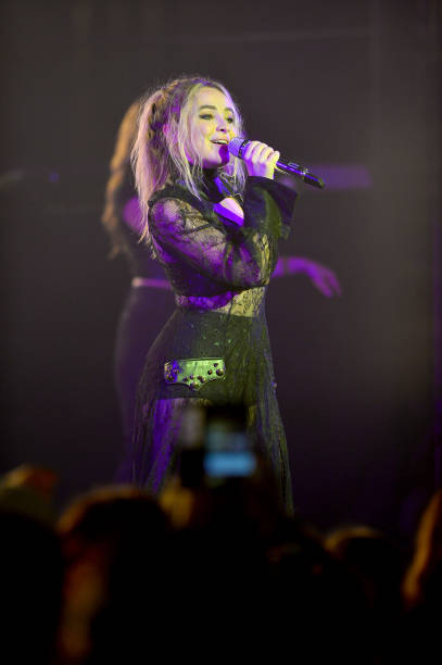 Sabrina Carpenter Performs on Stage During
