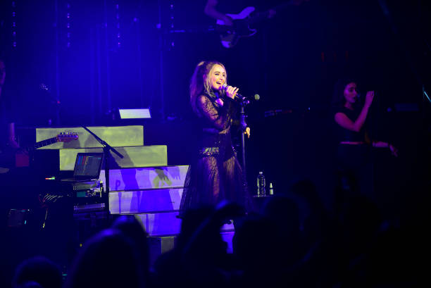 Sabrina Carpenter Performs on Stage During