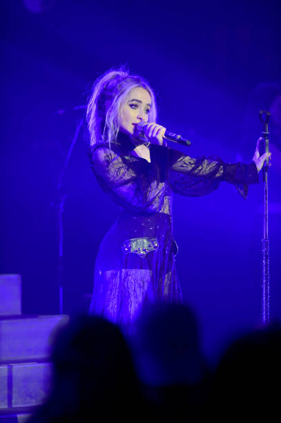 Sabrina Carpenter Performs on Stage During