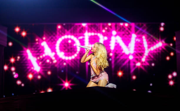 Sabrina Carpenter Performs on Stage During the Sho