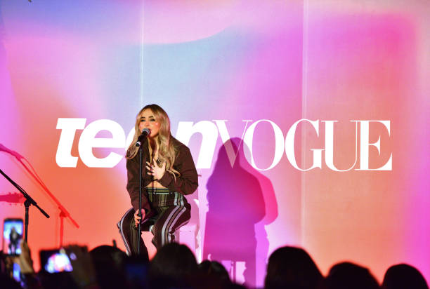Sabrina Carpenter Performs Onstage at Teen Vogue