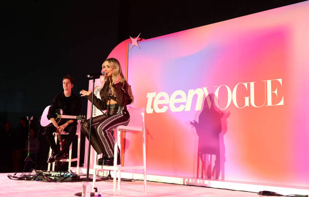 Sabrina Carpenter Performs Onstage at Teen Vogue