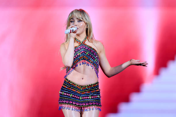 Sabrina Carpenter Performs Onstage Prior