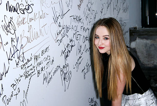 Sabrina Carpenter Poses After Discussing Girl Meet