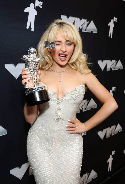 Sabrina Carpenter Poses with her Song of the Year