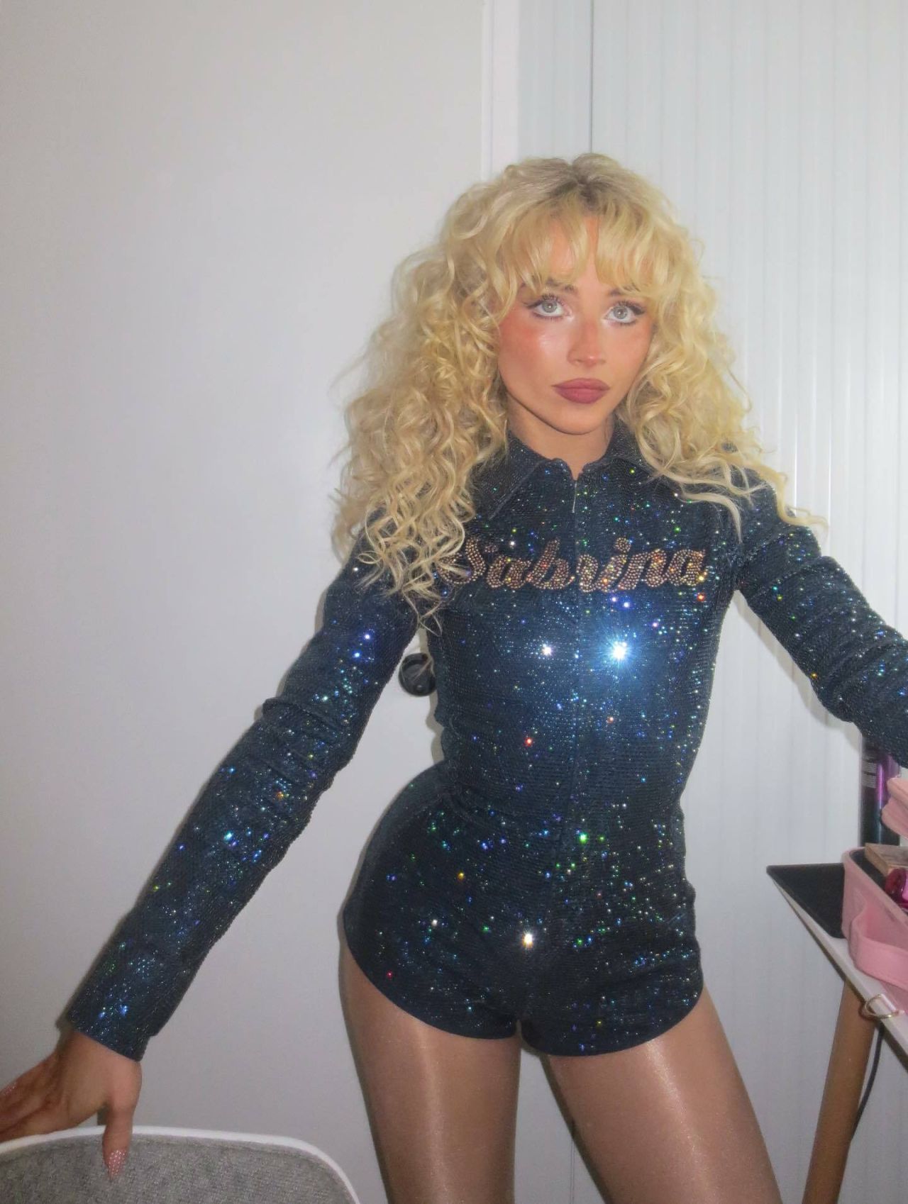 Sabrina Carpenter Rocks Loewe Bodysuit at Primaver