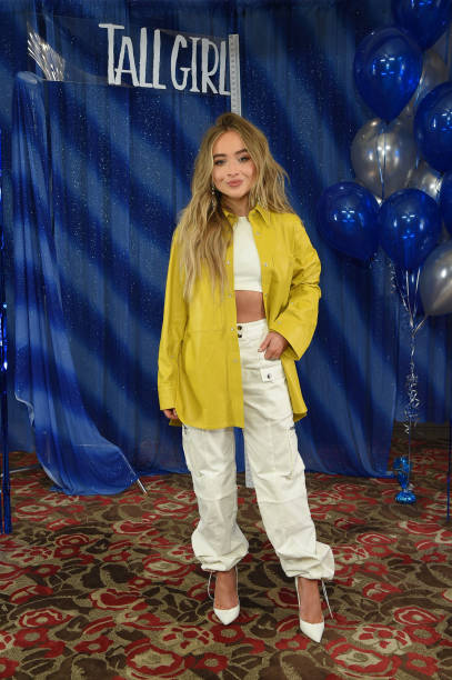 Sabrina Carpenter Seen at Tall Girl Photocall