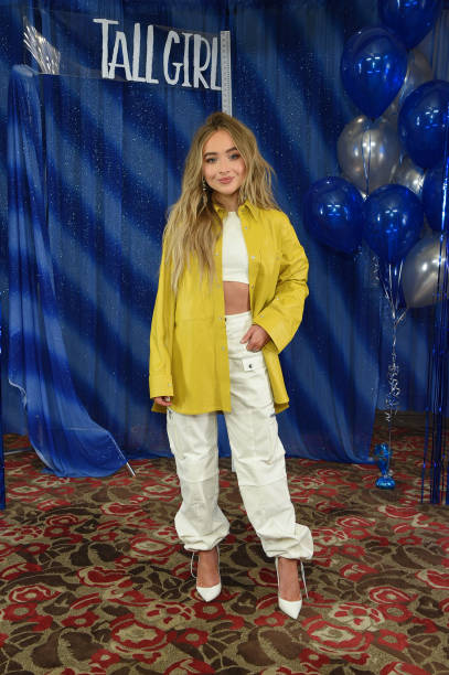 Sabrina Carpenter Seen at Tall Girl Photocall