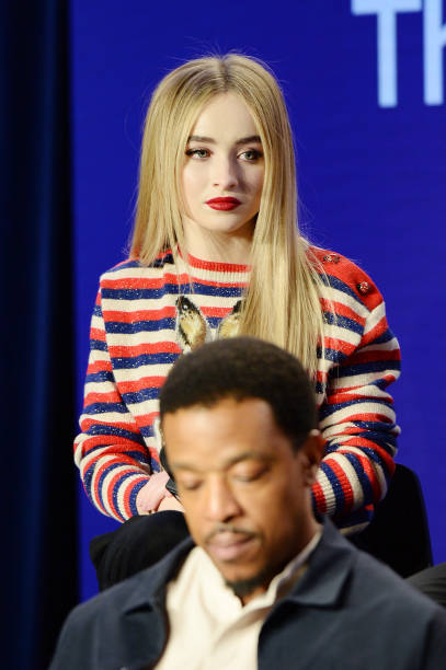 Sabrina Carpenter Speaks Onstage During the Hate