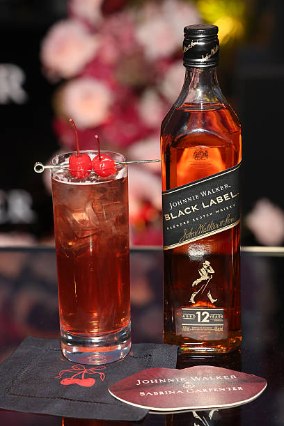 The Go Go Highball and Johnnie Walker Black Label are pictured ahead of the biggest night in music at The Aster on January 30, 2026 in Los Angeles, California. Stars were seen sipping on the cocktail of the weekend, the Go Go Highball, created by Johnnie Walker with GRAMMY award-winning partner Sabrina Carpenter. (408×612)