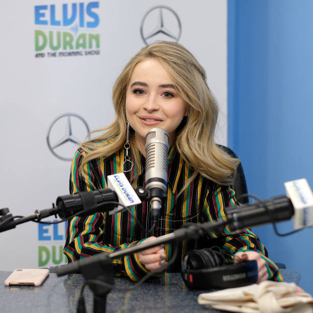 Sabrina Carpenter visits "The Elvis Duran Z100 Morning Show" at Z100 Studio on March 12, 2019 in New York City. (612×612)