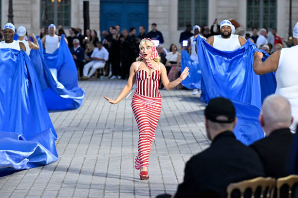 Sabrina Carpenter Walks the Runway During Vogue