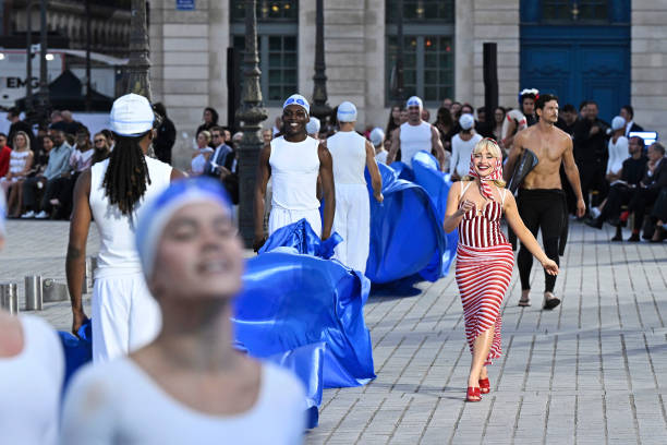 Sabrina Carpenter Walks the Runway During Vogue