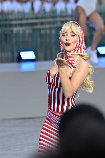 Sabrina Carpenter Walks the Runway During Vogue
