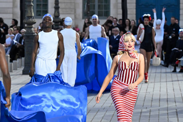 Sabrina Carpenter Walks the Runway During Vogue