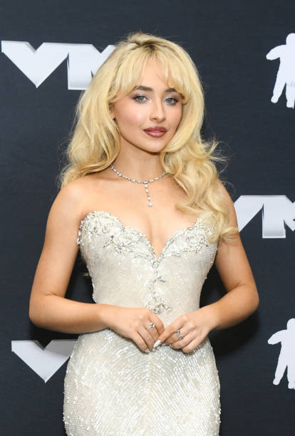 Sabrina Carpenter, winner of the Song of the Year award for "Espresso," at the 2024 MTV Video Music Awards held at UBS Arena September 11, 2024 in Elmont, New York. — frame 7/26 (414×612)