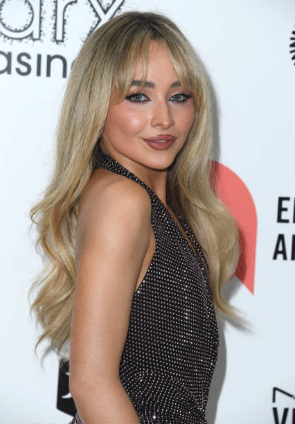 Sabrina Carpenterarrives at the Elton John Aids