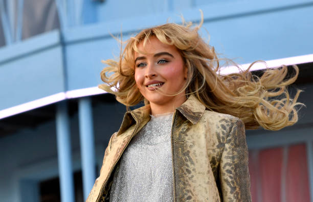 Singer Sabrina Carpenter Performs on the Coachella
