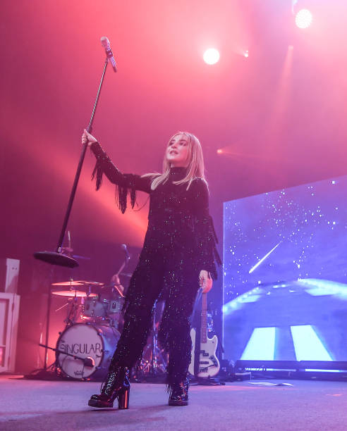 Singer Sabrina Carpenter Performs on the Singular