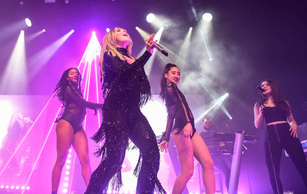 Singer Sabrina Carpenter Performs on the Singular