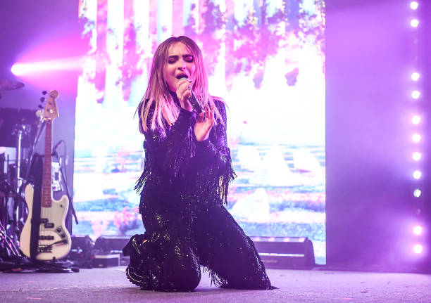 Singer Sabrina Carpenter Performs on the Singular