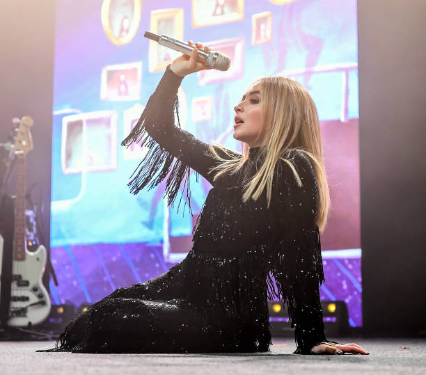 Singer Sabrina Carpenter Performs on the Singular