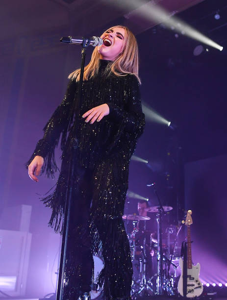 Singer Sabrina Carpenter Performs on the Singular