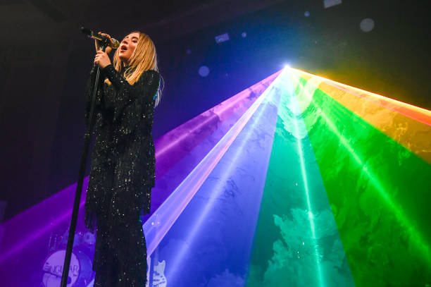 Singer Sabrina Carpenter Performs on the Singular