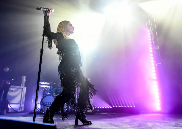 Singer Sabrina Carpenter Performs on the Singular