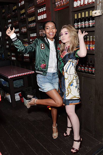 Yara Shahidi and Sabrina Carpenter Attend Ann